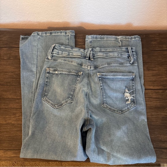 Good American good legs crop mini boot jeans size waist 29 - Picture 2 of 5